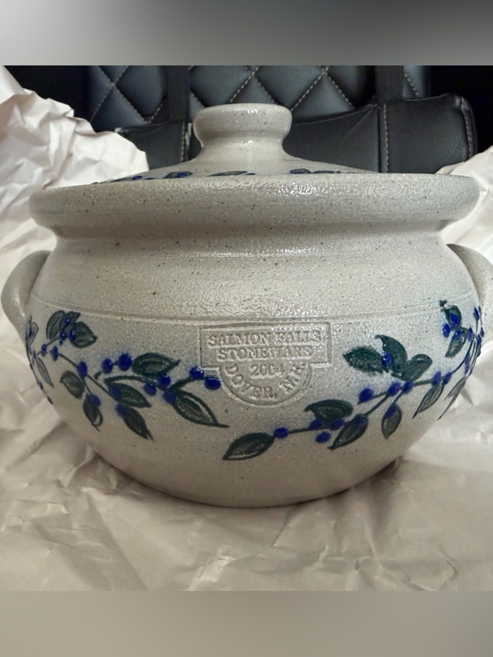 Salmon Falls Stoneware Covered Casserole